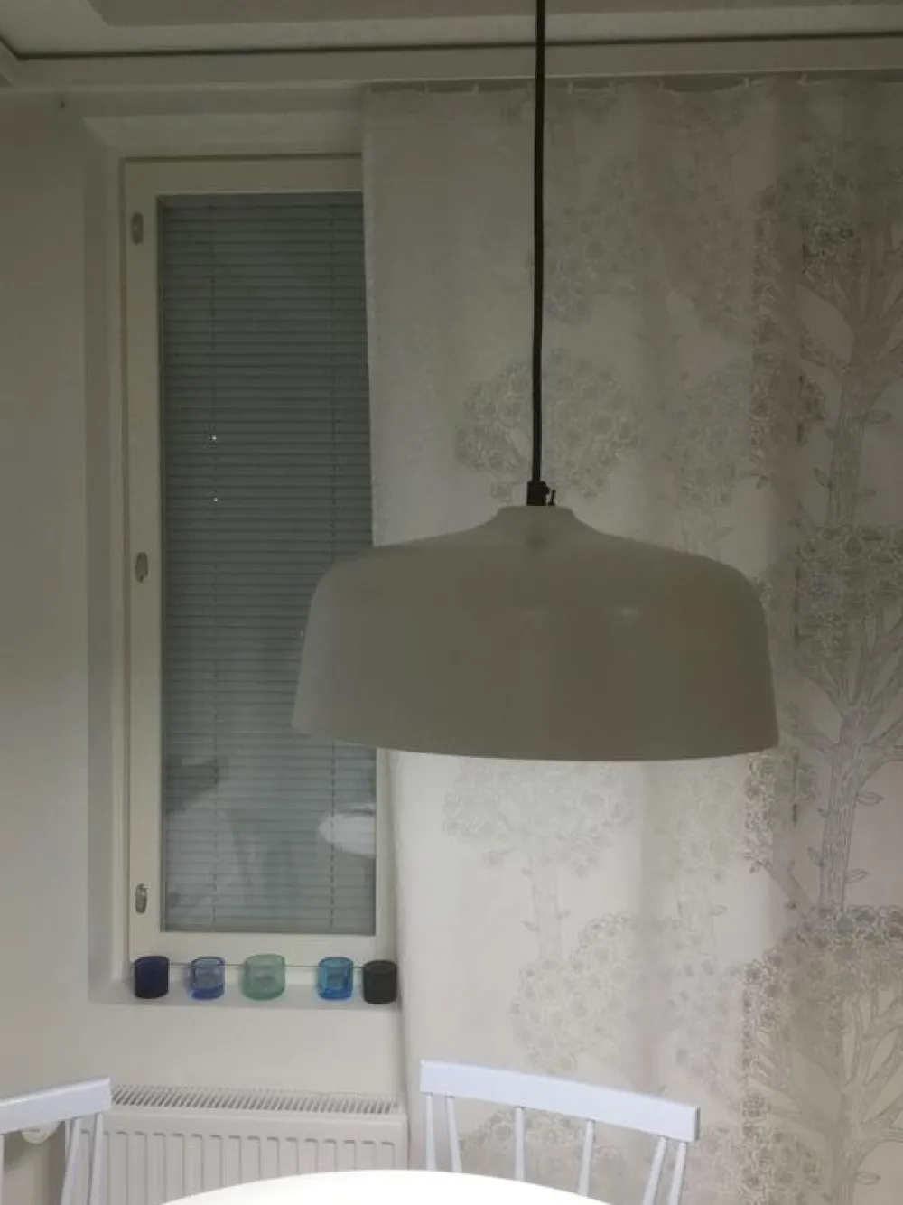 Outlet Kirkasvalolamppu/riippuvalaisin Candeo Ø 388x180 mm valkoinen Kirkasvalolamput|Design-Kattovalaisimet
