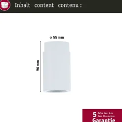 Discount Kiskovalaisimen sovitin URail E27 max 20W himmennettävä signaalivalkoinen Valaisintarvikkeet