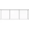Kissahäkki 4,5x1,5x1,5 m galvanoitu teräs*FinePRICE Online