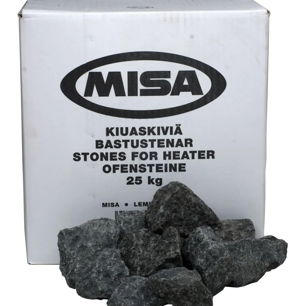 Kiuaskivet Peridotiitti 19212, 10-15cm, 25kg*Misa Clearance