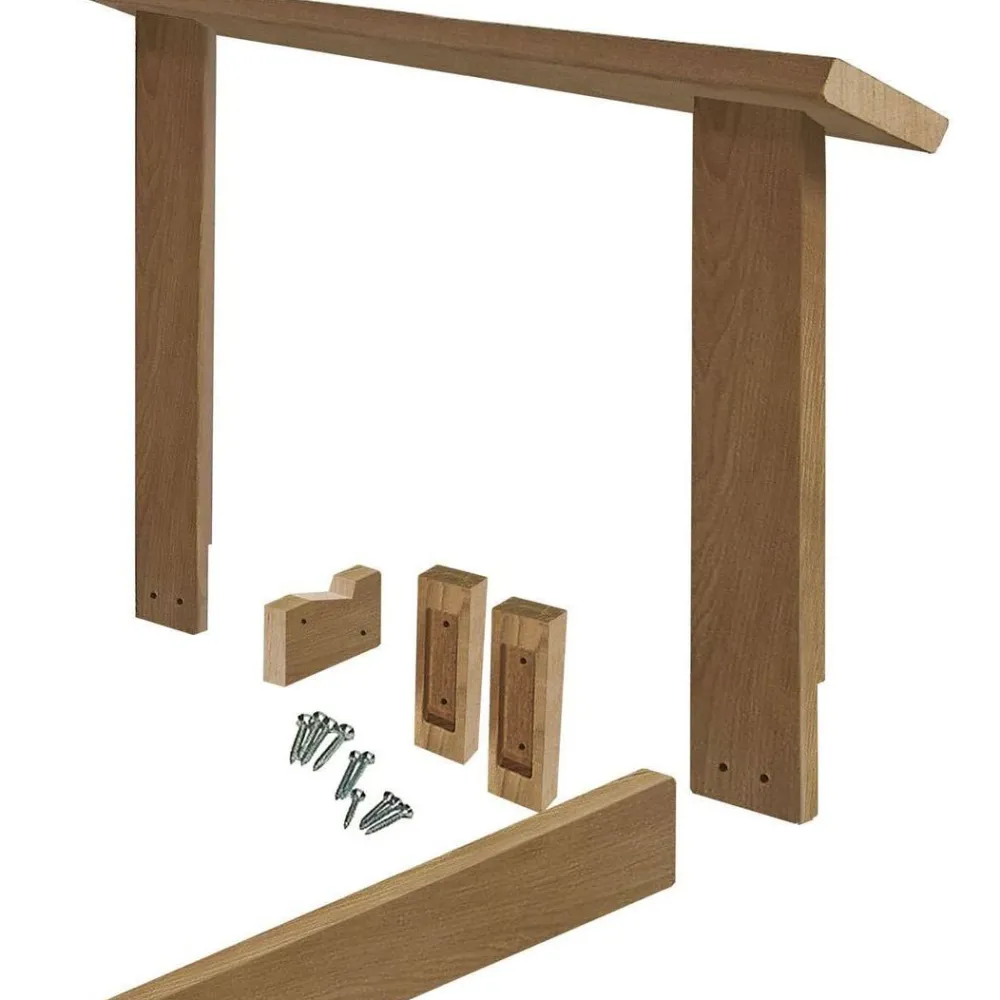 Kiuassuojakaide , 990mm, lyhennettävä, puuvalmis, eri vaihtoehtoja*Hermanni Outlet