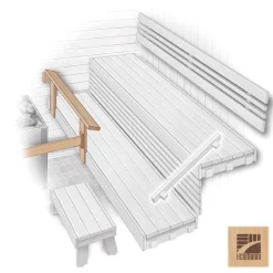 Kiuassuojakaide , 690mm, puuvalmis, eri vaihtoehtoja*Hermanni Discount