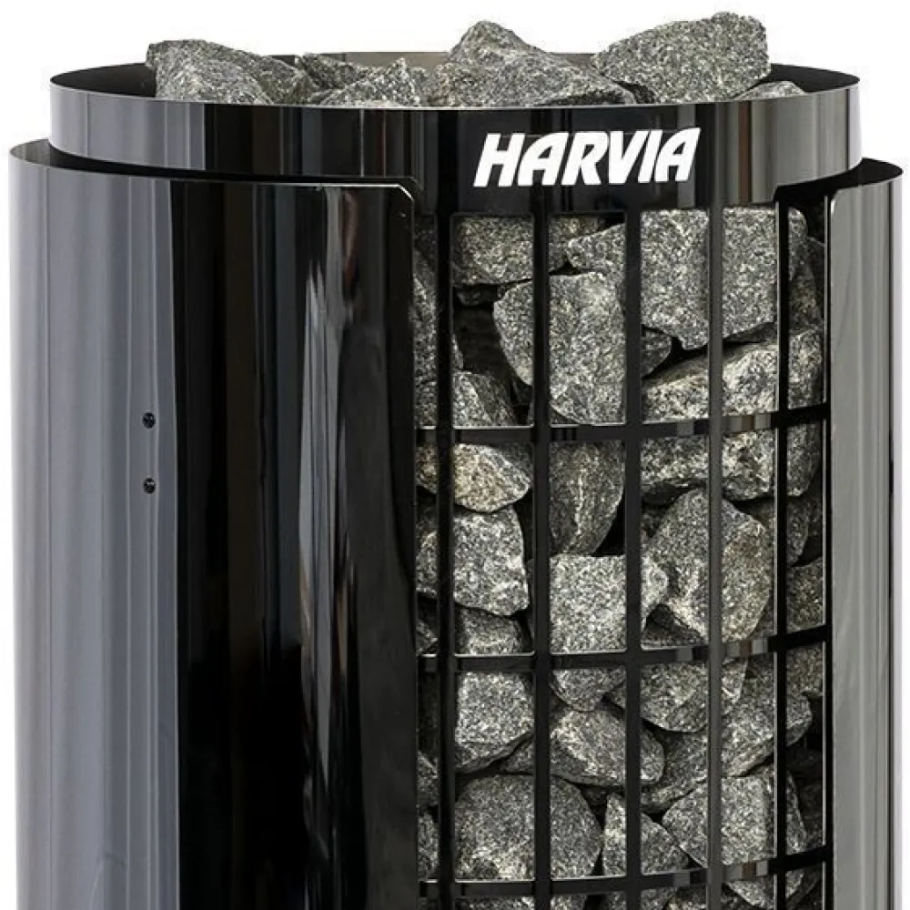 Kiukaan suojaseinä Cilindro PC70/PC90 Black Steel*Harvia Online