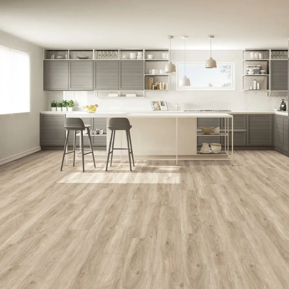 Kivikomposiittivinyylilankku Lievo lipeäpuu*DomusFlooring Outlet