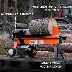 Clearance Klapikone 7T V2, 52cm, 7 tonnia Klapikoneet