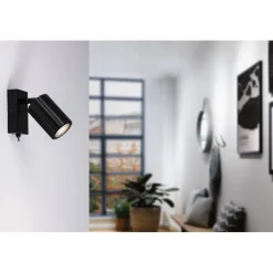 Kohdevalaisin Lirena GU10 max. 10W metalli, mattamusta*Paulmann Outlet