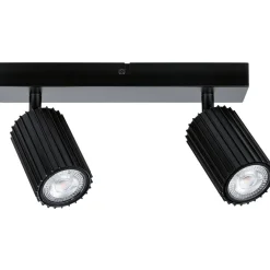 Discount Kohdevalaisin Lirena 2-osainen GU10 max. 2x10W metalli, mattamusta Kohdevalaisimet