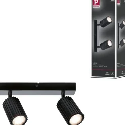 Discount Kohdevalaisin Lirena 2-osainen GU10 max. 2x10W metalli, mattamusta Kohdevalaisimet