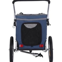 Koirakärry 2-in-1, sininen Kulkuneuvot