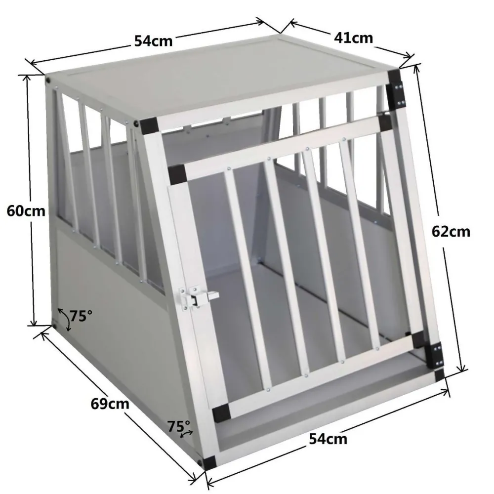 Outlet Koiran kuljetushäkki S 60 x 54 x 69 cm Lemmikkitarvikkeet