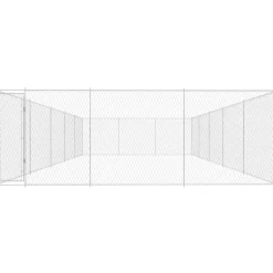 Koiratarha, galvanoitu teräs, 950x570x185cm*FinePRICE Discount