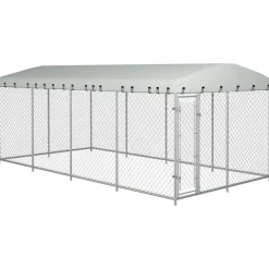 Koiratarha katoksella, 8x4x2m*FinePRICE Clearance