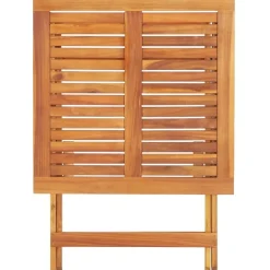 Clearance Kokoontaitettava puutarhapöytä 70x70x75 cm akaasiapuu Puutarhapöydät