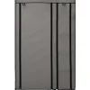 Kokoontaitettava vaatekaappi harmaa 110cm kangas*FinePRICE Discount