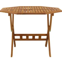 Sale Kokoontaittuva puutarhapöytä 90x75 cm, täysi akaasiapuu Puutarhapöydät