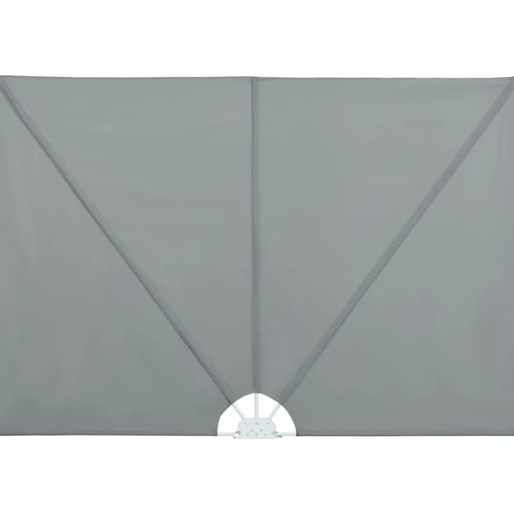 Kokoontaittuva terassin sivumarkiisi harmaa 240x160 cm*FinePRICE New