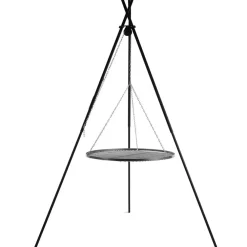 Kolmijalkagrilli CookKing, Ø60cm, korkeus 210 cm, raakateräs*Gop Hot