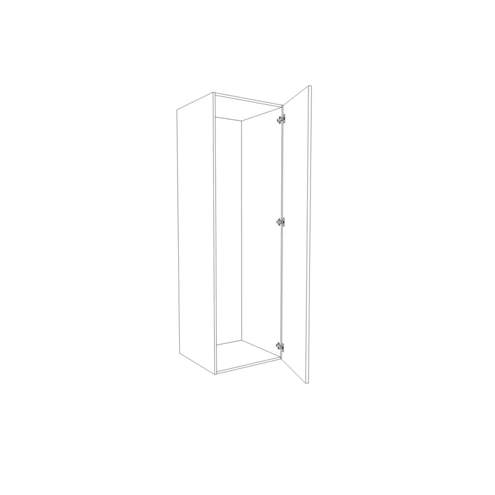 Komeron runko 1920mm valkoinen*Ideal Keittiöt