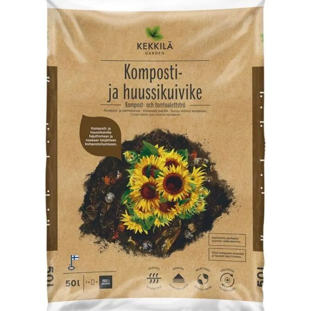 Komposti- ja huussikuivike , 50l*Kekkilä Sale