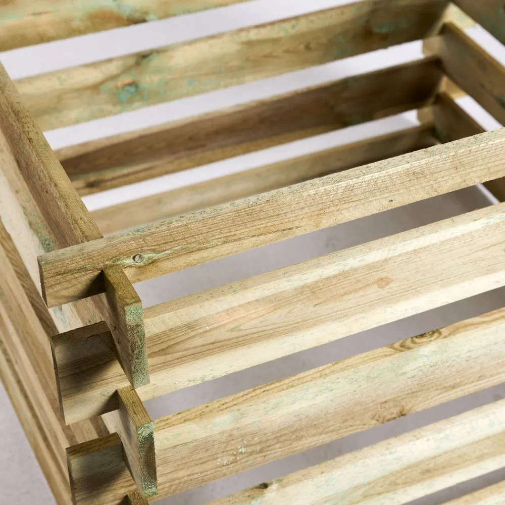 Clearance Kompostikehikko , 900x900x700 mm luonto puu Kompostorin Tarvikkeet