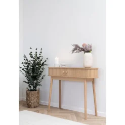 Konsolipöytä Nikko, 100x30x80cm, ruskea*House Nordic Sale