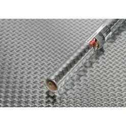 Kontaktimuovi 340-0060, 0.45x1.5m, metallinen ruudullinen, korkeakiiltoinen, metalli, hopea*D-C-Fix Sale