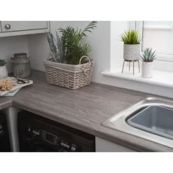 Kontaktimuovi 346-5350, 0.9x2.1m, tammi, puujäljitelmä, helmenharmaa*D-C-Fix Outlet