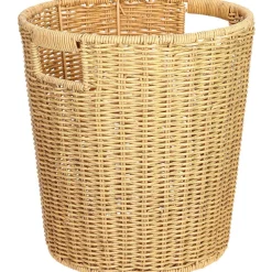 New Kori BASILE Ø26,5/21xK28 cm, luonnonväri, ruskea Piensäilytys Ja Korit