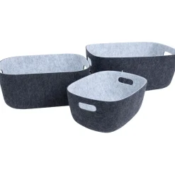 Best Kori LIDO POP 36x28xK16 cm, tummanharmaa Piensäilytys Ja Korit