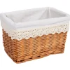 Online Kori MAX-5 30x20xK18 cm, vaaleanruskea, pitsillä Piensäilytys Ja Korit
