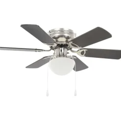 Hot Koristeellinen tuuletinvalaisin valolla, 82 cm, tummanruskea Tuuletinvalaisimet