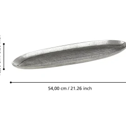 Clearance Koristekulho Forleyet, 54cm, antiikkinikkeli Koriste-Esineet