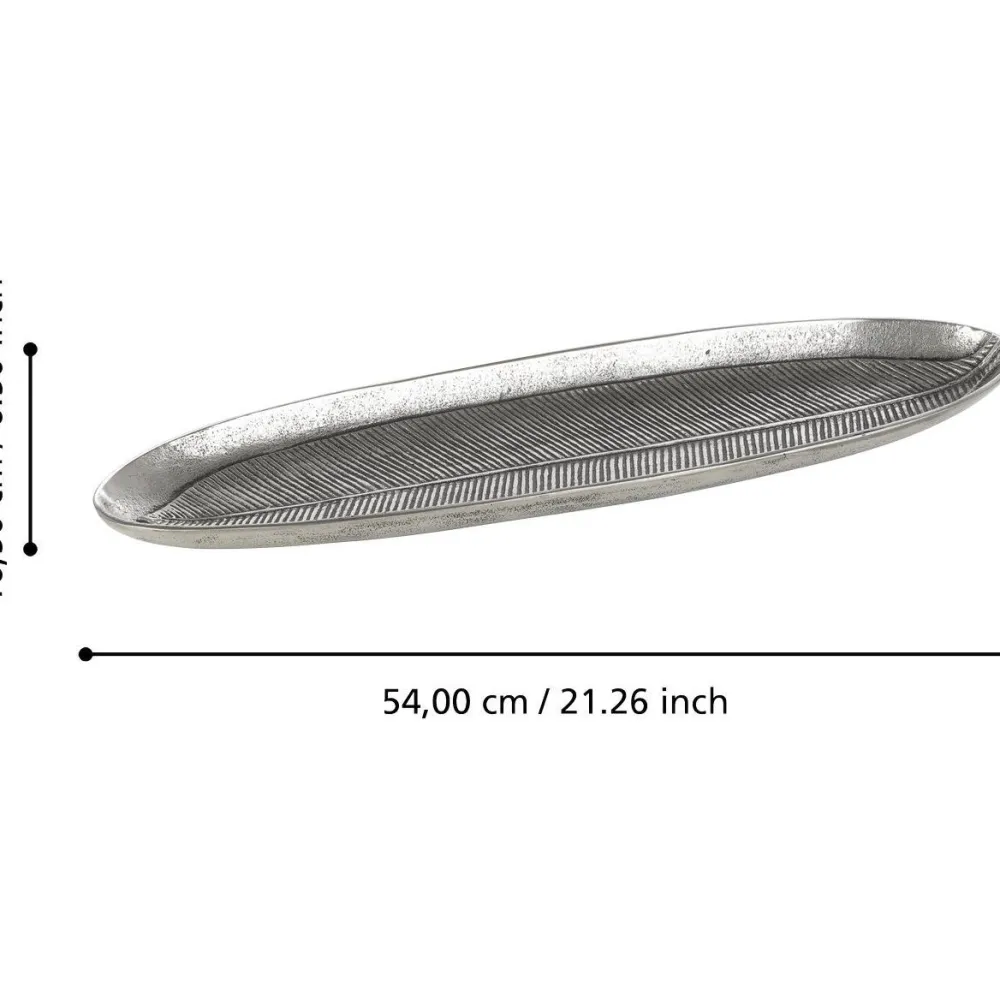 Clearance Koristekulho Forleyet, 54cm, antiikkinikkeli Koriste-Esineet