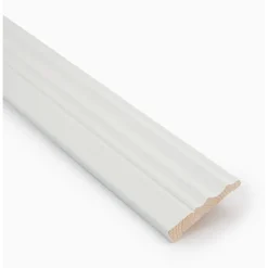 Koristepeitelista 14x70x3200mm, valkoinen Peitelistat