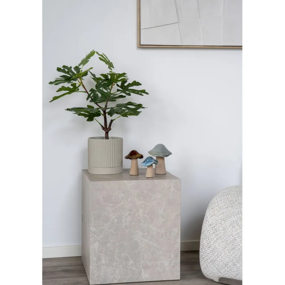 Sale Koristesienet Decoration Mushrooms, 3kpl, keramiikka, ruskea/sininen/vihreä Koriste-Esineet