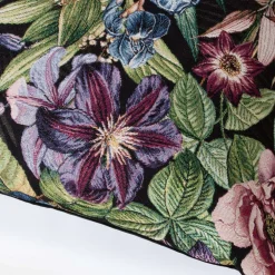 Koristetyyny HOLLY ruusu 68x68 cm, musta*Home4you Sale
