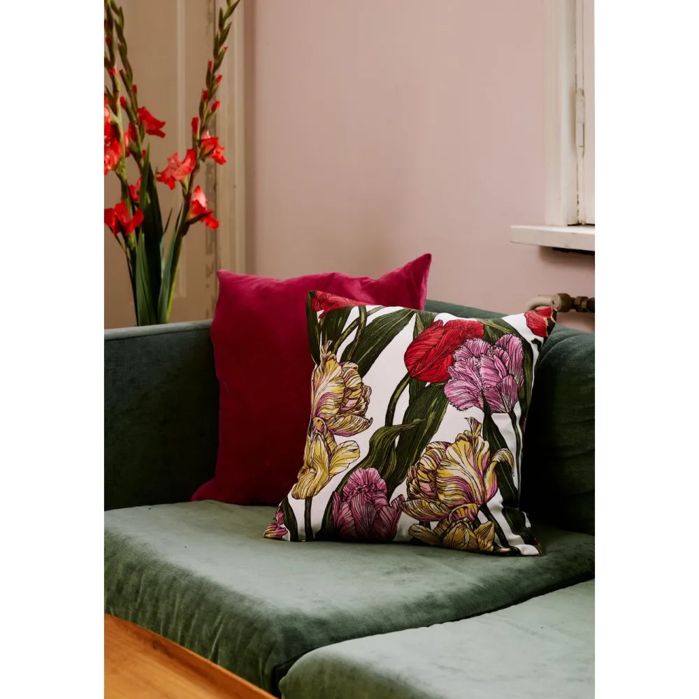 Koristetyynynpäällinen Kukoistus, 43x43cm, monivärinen*Vallila New