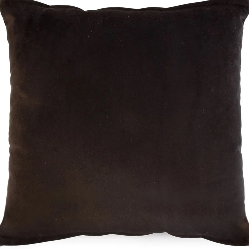 Koristetyyny sametti 2,45x45 cm, musta*Home4you Hot