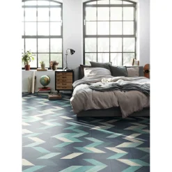 Clearance Korkkilattia Pro Comfort Tammi Vidora sininen Korkkilattiat