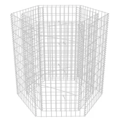 Discount Korotettu kuusikulmainen gabion-/kivikorikehys 1, eri kokoja Muurikivet