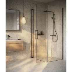 Kostean tilan boordi Aquarelle Breccia Stone Beige Märkätilan Muovimatot|Märkätilan Tapetit
