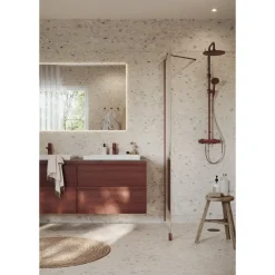 Kostean tilan tapetti Aquarelle Breccia Stone Beige*Tarkett Online