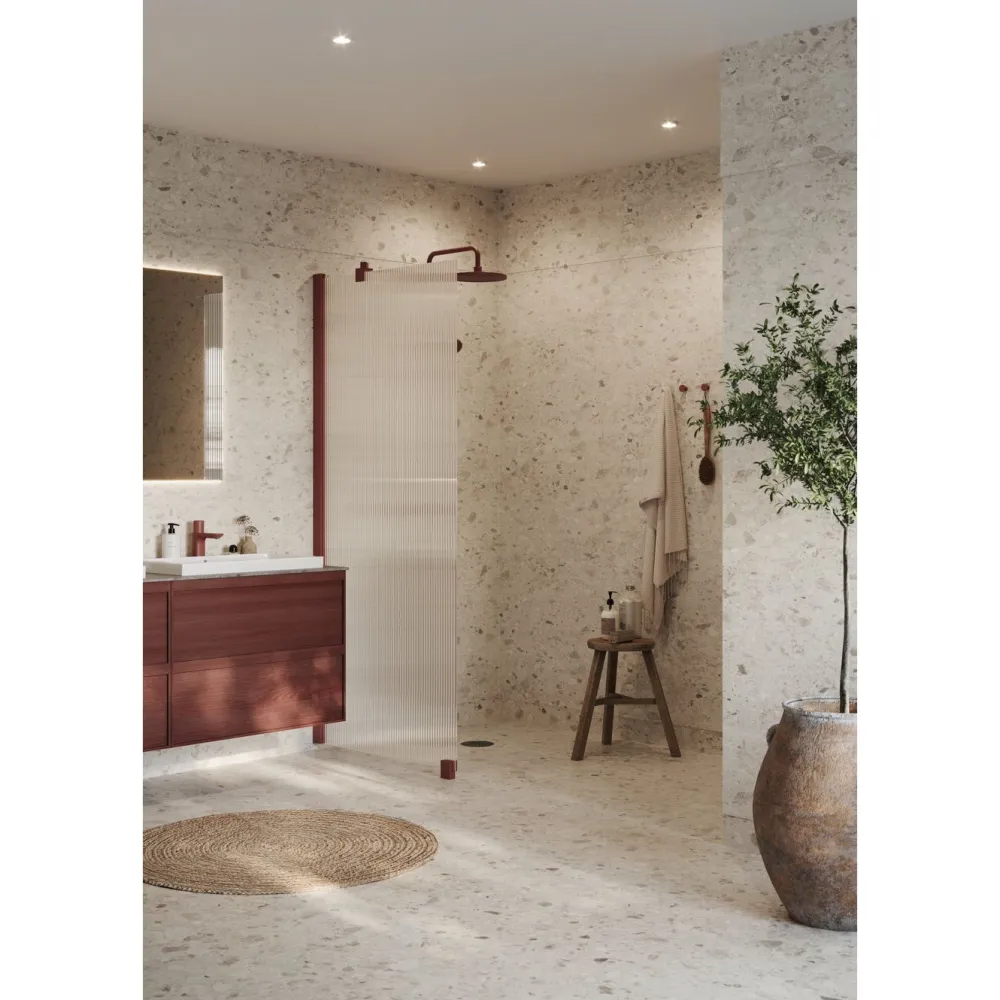 Kostean tilan tapetti Aquarelle Breccia Stone Beige*Tarkett Online