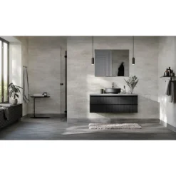 Online Kostean tilan tapetti Aquarelle Connect Grey Märkätilan Muovimatot|Märkätilan Tapetit