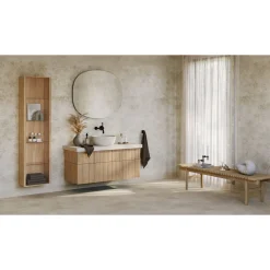 Clearance Kostean tilan tapetti Aquarelle Botanic Grey Märkätilan Muovimatot|Märkätilan Tapetit