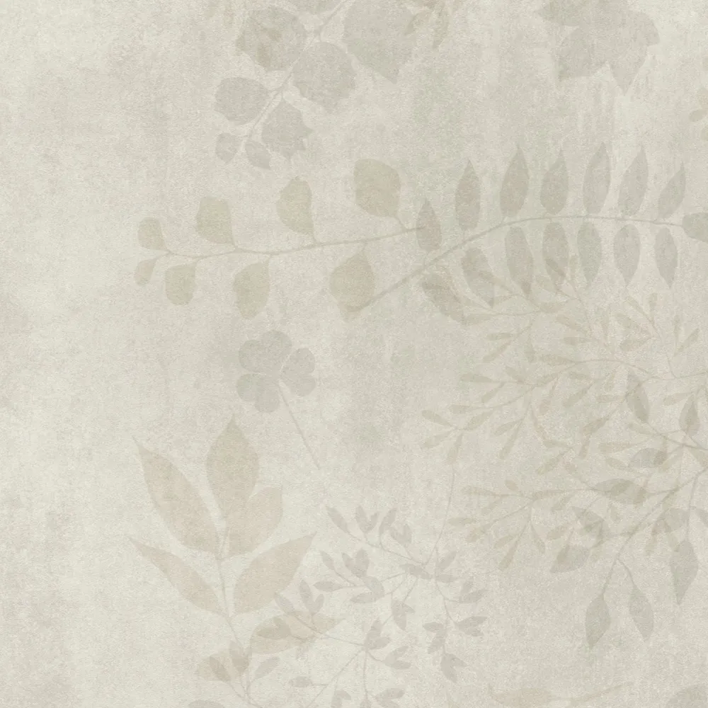 Clearance Kostean tilan tapetti Aquarelle Botanic Grey Märkätilan Muovimatot|Märkätilan Tapetit