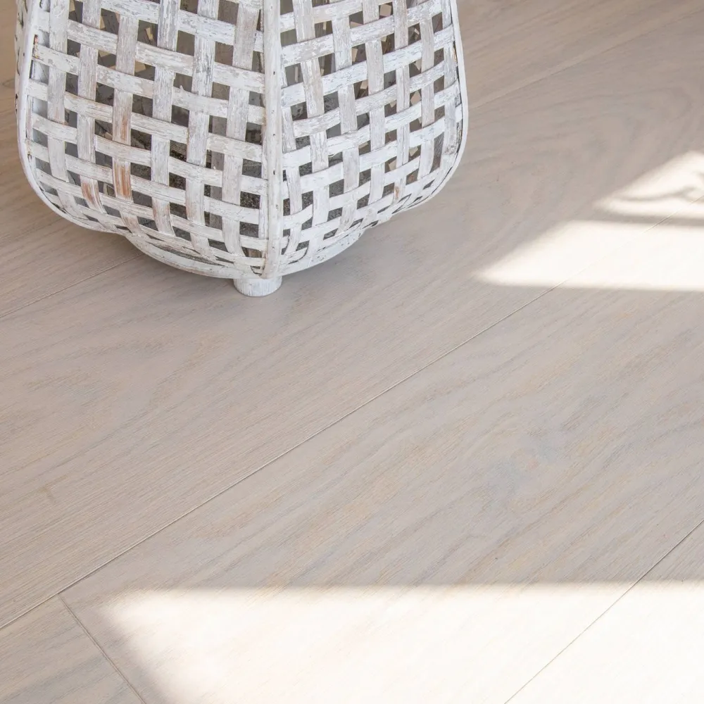 Kovetettu puulattia Tammi Dalby 3.0 Powder White, mattalakattu, eri kokoja*Bjelin Online