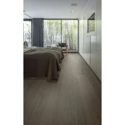 New Kovetettu puulattia Tammi Ekeborg 3.0 Mineral Grey, harjattu, mattalakattu, eri kokoja Kovapuulattiat