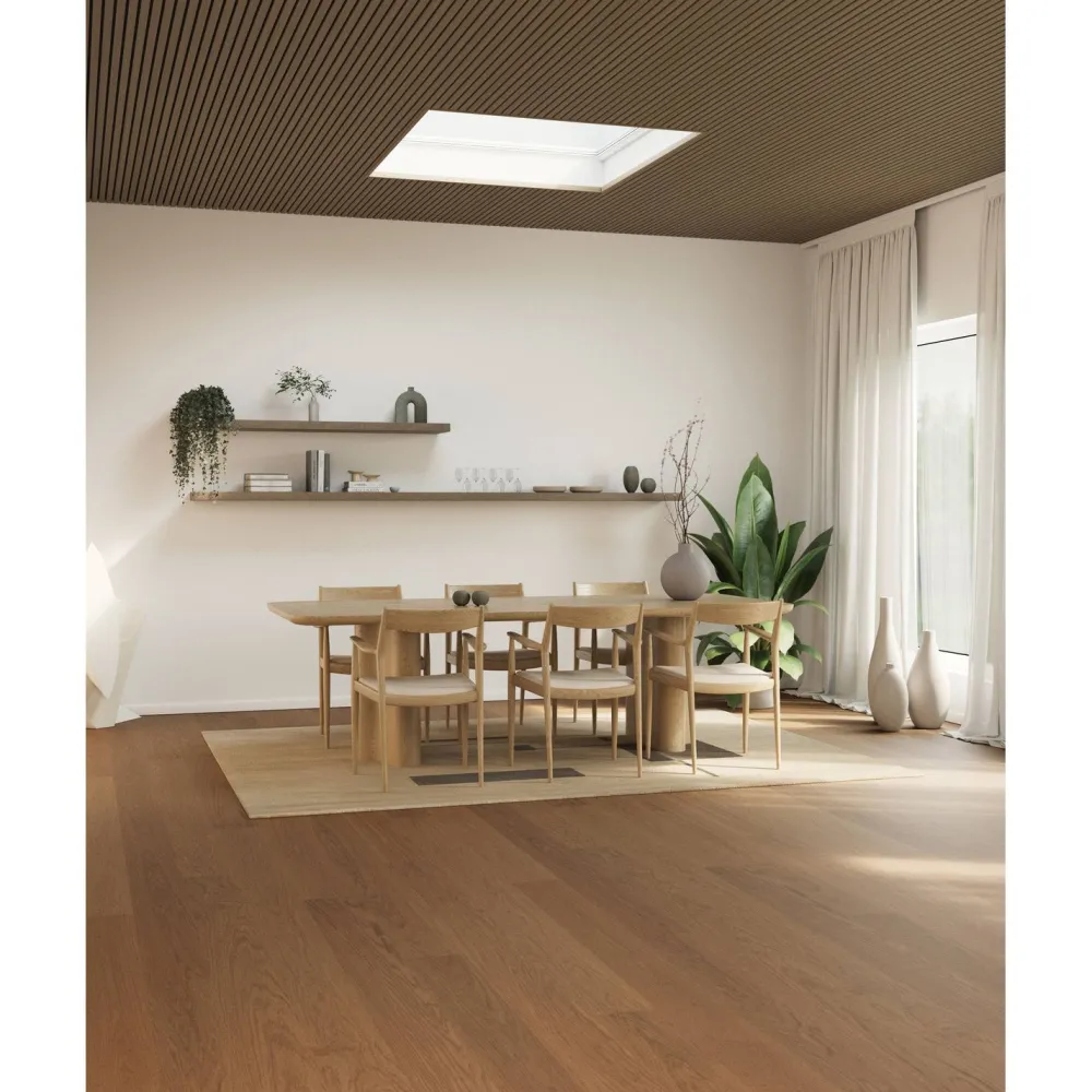 Hot Kovetettu puulattia Tammi Venestad 3.0 Terra Brown, mattalakattu Kovapuulattiat