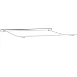 Käsin kelattava markiisi antrasiitti/valkoinen 300x250 cm (16038)*FinePRICE Clearance